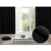 Biante Zatemňovací záves Blackout BKU-116 Čierny - šírka 140 cm 140x220 cm