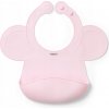Silikónový podbradník s nastaviteľným zapínaním Babyono 1639/02 ružový