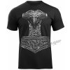 tričko VICTORY OR VALHALLA THOR'S HAMMER Čierna