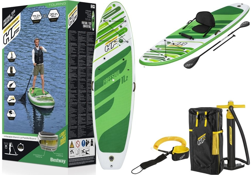 Paddleboard Bestway 65310 FreeSoul Tech Convertible Stand Up 340 x 89 x 15cm