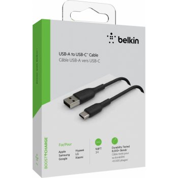 Belkin CAB001bt3MBK USB-C/USB-A, 3m, černý