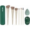 So Eco All-In-One Beauty Set štetec na lícenku 1 ks + štetec na make-up 1 ks + štetec na kontúrovanie 1 ks + plochý štetec na očné tiene 1 ks + štetec na rozmazávanie očných tieňov 1 ks + kefka na obo