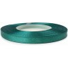 stuha saténová 6 mm/32 m smaragdová zelená