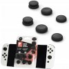 SET SKULLCO 6 x GUMOVÁ PODLOŽKA GRIPY pre NINTENDO SWITCH OLED LITE ČIERNA