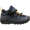 Detské vonkajšie topánky Keen Hikeport 2 Low Wp Blue Nights/Sunflower US 10 (Kid)