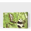 Vymalujsisam.sk Maľovanie podľa čísiel - Panda v pralese Veľkosť: 40x60cm, Rám: Na plastovej doske