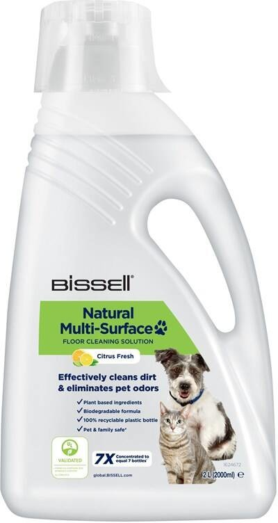 Bissell 31221 Natural Multi-Surface Pet Detergente Naturale, 2 Lt