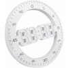 Verk 27451 LED digitálne nástenné hodiny 3D, biele