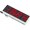 LaskaKit_cz Multifunkční hodiny 3v1, 7-segment LED Červená