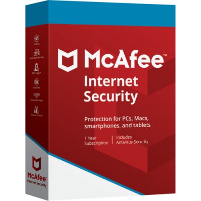McAfee Internet Security 5 lic. 12 mes.