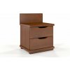 CHROB Drevený nočný stolík Arhus II buk - orech