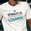 Tričko s potlačou LEKÁR Pánsky Biela 4XL