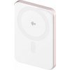 AlzaPower Qi2 Ultra Slim 5000 mAh ružová