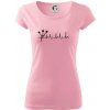 EKG šípky - Dámske tričko Pure - S ( Ružová )