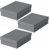 Esselte Home, set 3 ks, velikost M nízký, šedá