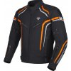 Bunda na motocykel RSA Compact 2 čierno-šedo-oranžová Veľkosť: L