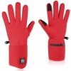 Bezdoteku Vyhrievané rukavice na prechádzky unisex červené Savior veľ. XL/XXL