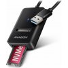 AXAGON USB-A adaptér pro připojení M.2 NVMe SSD / ADM2-AM / USB-A / USB 3.2 Gen2 / USB-A kabel 10cm