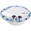 Detský plastový riad 2ks, Mickey Mouse Baby Blue (miska, lyžička), 10478