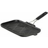 Le Creuset grilovacia steak panvica obdlžníková čierna 36x20 cm