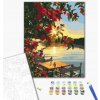 BRUSHME Malování podle čísel BRUSHME 40 x 50 cm západ slunce na molu 1 ks v krabičce