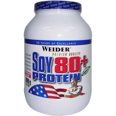 Weider, SOY 80+ Protein, 800g, exp. 10/20 Jahoda, exp. 10/2020