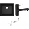 Súprava granitový drez Hansgrohe S 51 43431170, kuchynská batéria Hansgrohe Zesis M33 74800670, 43927000