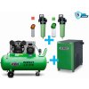 AtmosSestava kompresor + sušička + filtrace - SAP4/270 příkon 4,0 kW, výkon 650 l/min, 10 bar, vzdušník 270 l, sušička, filtrace