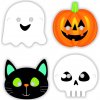 Amscan Papierové masky - Halloween Friends 8 ks