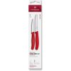 Sada nožov SWISS CLASSIC 8 a 11 cm, sada 2 ks, červená, plast, Victorinox