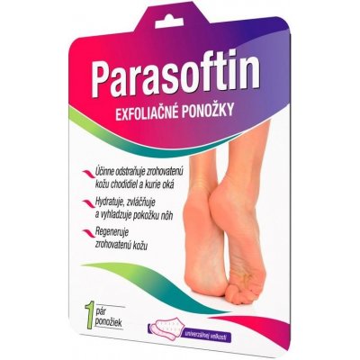 Parasoftin exfoliačne ponožky pre zjemnenie a hydratáciu pokožky nôh 1 pár  od 5,46 € - Heureka.sk
