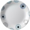 Tanier Brunner Dinner plate ø 25 cm White Farba: biela/modrá