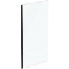 Ideal Standard Connect 2 Sprchová stena Wetroom 120 cm, čierna/číre sklo K9379V3