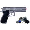 Alltoys policejní pistole stříbrná matná kovová 8 ran