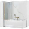REA - Vaňová zástena Elegant 70 zlatá REA-W5600