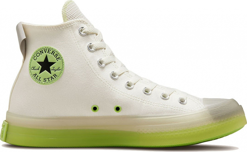 Converse Chuck Taylor All Star CX Lo Fl Hi A00416 Egret Pale Putty Lime Rave