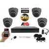 Monitorrs Security 5 MPix AHD kamerový set dome 4 kanálový