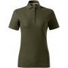 MALFINI Polokošile Prime (GOTS), dámská, krátký rukáv MAL-X356912 XS Zeleň vojenská