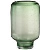 J-Line by Jolipa Zelená sklenená váza / svietnik Light Green L - 22 * ​​22 * ​​35,5 cm - J-Line by Jolipa