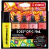 Zvýrazňovač - STABILO BOSS ORIGINAL - ARTY - 5 ks balenie - s 5 rôznymi farbami
