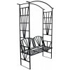 JAKS Záhradná pergola s lavicou 114 x 45 x 208 cm
