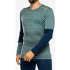 Funkčná mikina pánska Ortovox 185 Rock N Wool Long Sleeve - arctic grey
