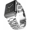 AppleKing luxusný remienok z nerezovej ocele na Apple Watch 41 mm / 40 mm / 38 mm - strieborný - možnosť vrátiť tovar ZADARMO do 30tich dní