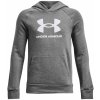 Detská športová mikina cez hlavu Under Armour RIVAL FLEECE BL HOODIE K šedá 1379791-025 - YXS