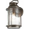 Elstead Lighting Ashland Bay nástenná lampa 1x60 W hnedá KL-ASHLANDBAY2-L-BU