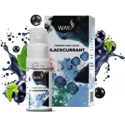 10ml Blackcurrant WAY to Vape E-LIQUID, obsah nikotínu 0 mg