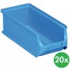 Allit Plastové boxy PLUS 2L, 102 x 215 x 75 mm, modré, 20 ks