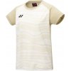 Dámske tričko Yonex Women's Crew Neck Shirt YW0050 Ice Beige M