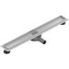 Mexen Flat nerezový sprchový žľab 60 cm s rotačným 360° sifónom - telo žľabu bez krytu, nerez, 1040060