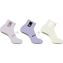 Salomon Everyday Ankle 3-Pack LC2376300 hushed violet/purple heather/almond milk